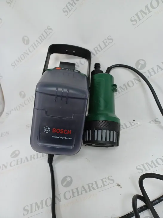 BOXED BOSCH GARDEN PUMP 18V-2000