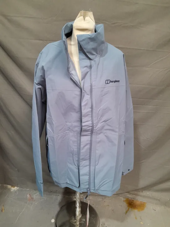 BERHAUS WOODWALK LIGHT BLUE JACKET - UK LARGE