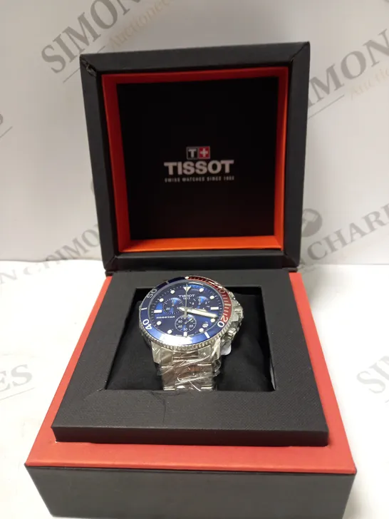 BOXED TISSOT SEASTAR 1000 QUARTZ CHRONOGRAPH WATCH 