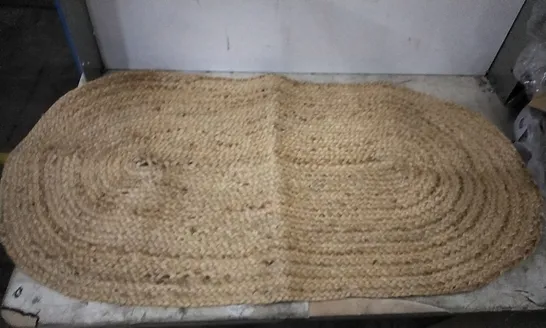 BAGGED BUSCHER HANDWOVEN BEIGE RUG 