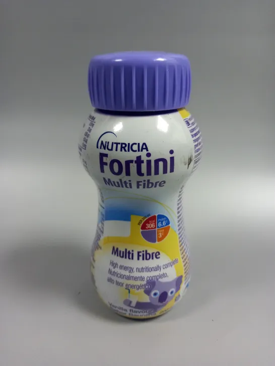 APPROXIMATELY 30 BOTTLES OF NUTRICIA FORTINI MULTI FIBRE FOOD SUPPLEMENTS - 30 X 200ML VANILLA