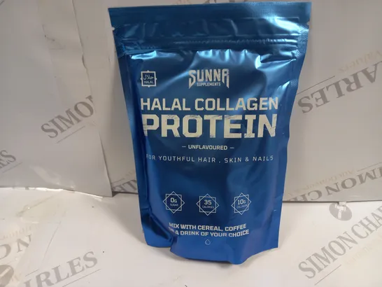 SUNNA SUPPLEMENTS HALAL COLLAGEN PROTEIN 250G BAG UNFLAVOURED