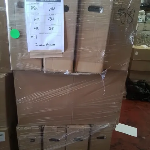 PALLET OF APPROXIMATELY 18 BOXED VELDEAU CERAMIC VANITY BASINS