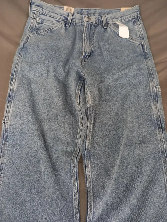 LEVI'S 568 STAY LOOSE CARPENTER JEANS IN BLUE SIZE 32/32