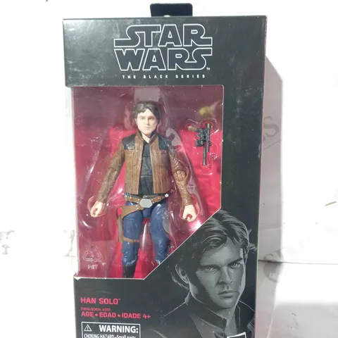 STAR WARS THE BLACK SERIES 62 HAN SOLO COLLECTABLE FIGURE