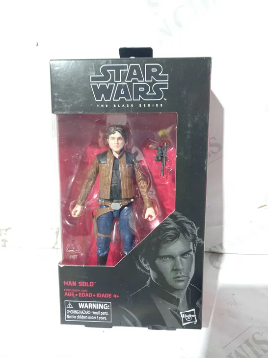 STAR WARS THE BLACK SERIES 62 HAN SOLO COLLECTABLE FIGURE