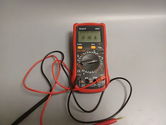 KAISI-9805 ANTI-BURNING MULTIFUNCTIONAL DIGITAL UNIVERSAL MULTIMETER, AUTO-RANGE DIGITAL MULTIMETER