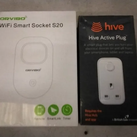 BOXED AND SEALED HIVE ACTIVE PLUG AND ORVIBO WIFI SMART SOCKET