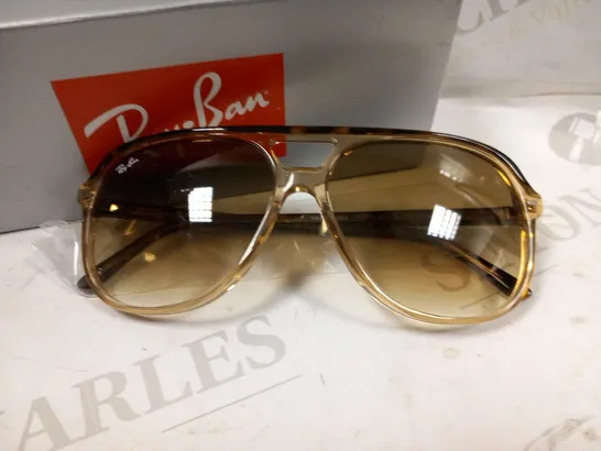 BOXED RAY BAN 0RB2198 HAVANA ON TRANSPARENT BROWN SUNGLASSES