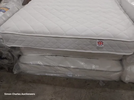 THREE ASSORTED UNBAGGED MATTRESSES 