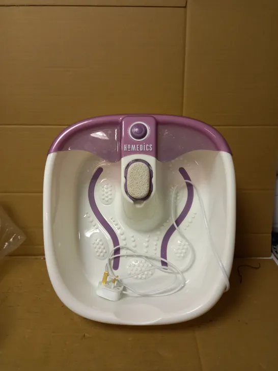 HOMEDICS BUBBLEMATE FOOT SPA AND MASSAGER