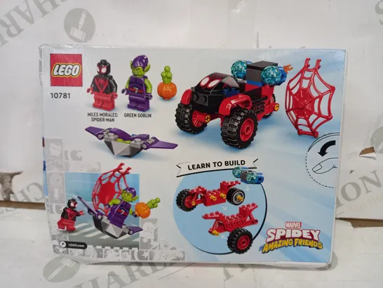 LEGO MARVEL SPIDEY AMAZING FRIENDS 10781 SPIDER-MAN'S TECHNO TRIKE