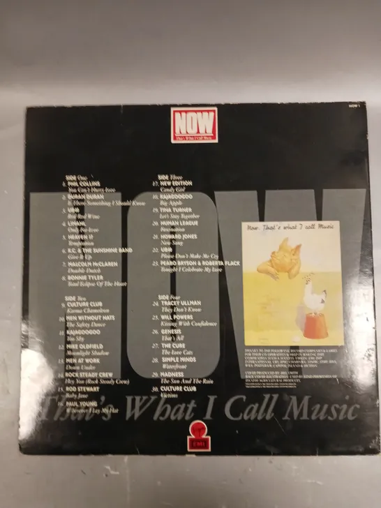 NOW THAT'S WHAT I CALL MUSIC ORIGINAL VINYL 