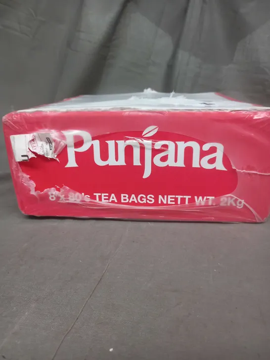 PUNJANA BOX OF 8X80 TEA BAGS