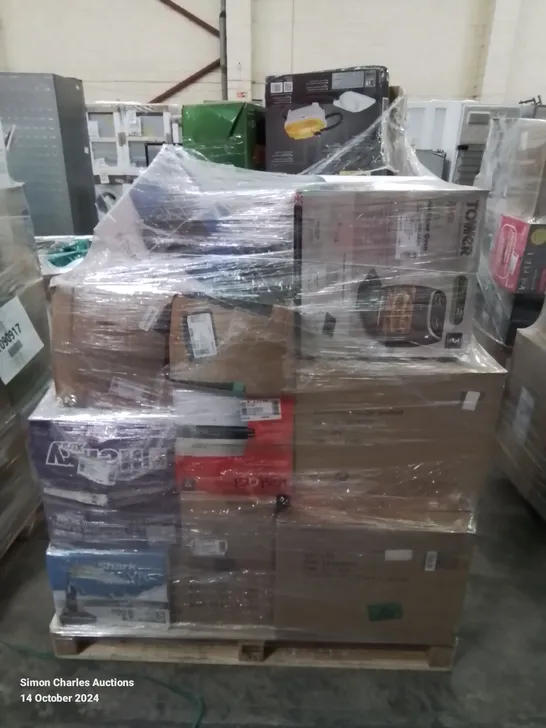 PALLET OF APPROXIMATELY 21 UNPROCESSED RAW RETURN HOUSEHOLD AND ELECTRICAL GOODS TO INCLUDE;