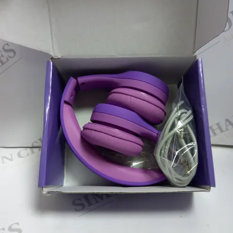 BOXED SNUG KIDS HEADPHONES PURPLE 