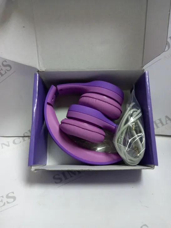 BOXED SNUG KIDS HEADPHONES PURPLE 