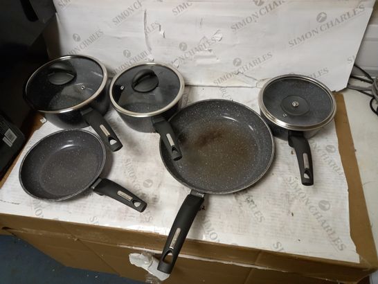 TOWER FRYING PAN AND SAUCEPAN SET