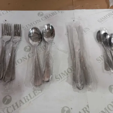 24PC STAINLESS STEEL TABLEWARE SET