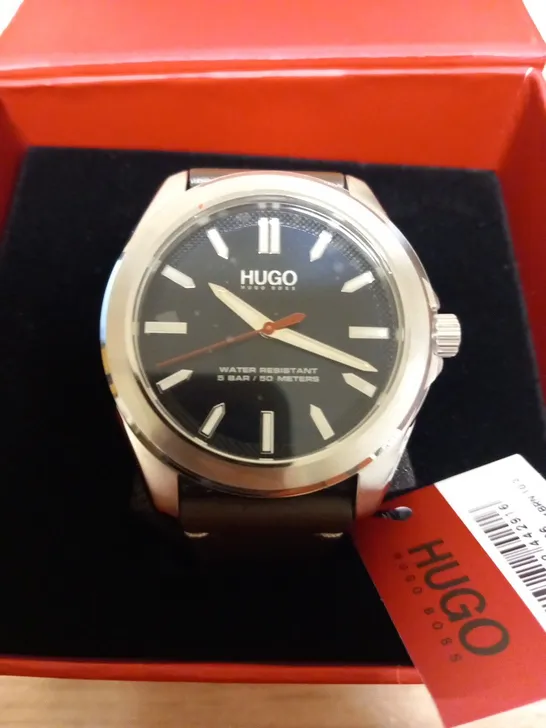 BOXED HUGO BOSS ADVENTURE WRIST WATCH