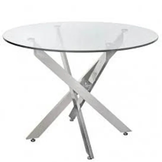 NOVARO 100cm ROUND GLASS DINING TABLE TOP 