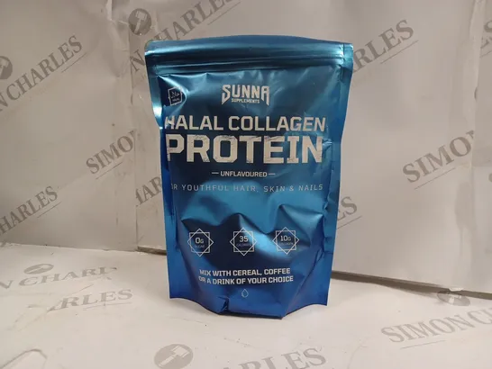 SUNNA SUPPLEMENTS - HALAL BOVINE COLLAGEN PROTEIN POWDER - UNFLAVOURED - 250G