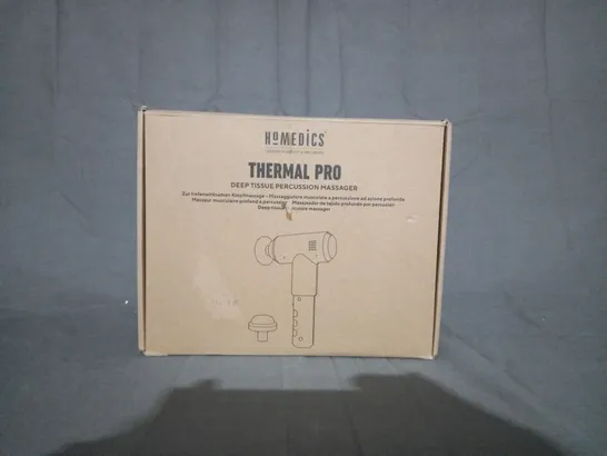 BOXED HOMEDICS THERMAL PRO DEEP TISSUE PERCUSSION MASSAGER