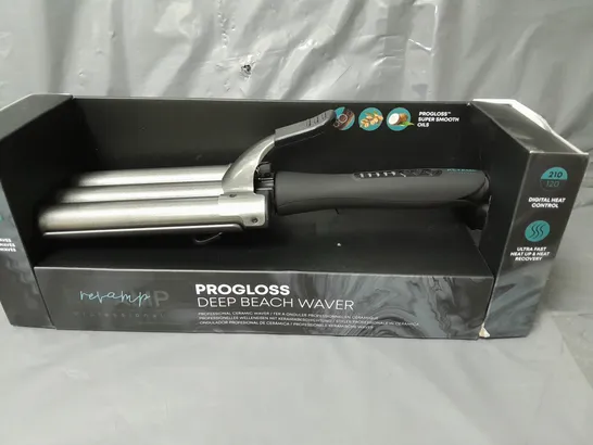 BOXED PROGLOSS DEEP BEACH HAIR WAVER  RRP £59.99