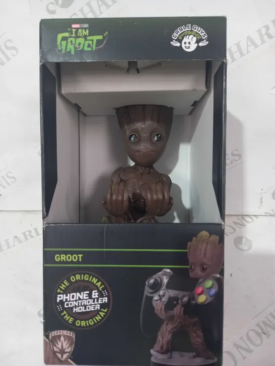 CABLE GUYS THE ORIGINAL PHONE & CONTROLLER HOLDER - MARVEL, GROOT