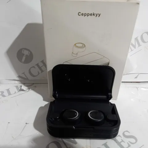 CEPPEKYY TW5-HD8 TRUE WIRELESS EARBUDS IN BLACK