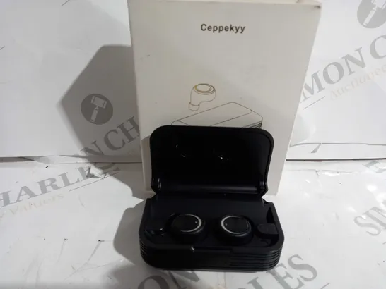 CEPPEKYY TW5-HD8 TRUE WIRELESS EARBUDS IN BLACK