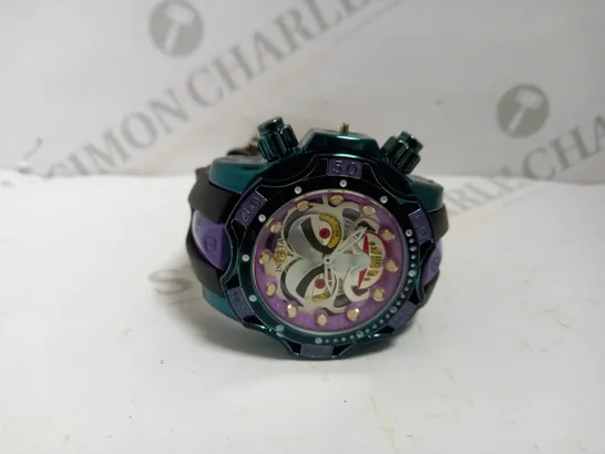 INSTA LIMITED EDITION JOKER CHUNKY WATCH WITH RUBBER STRAP