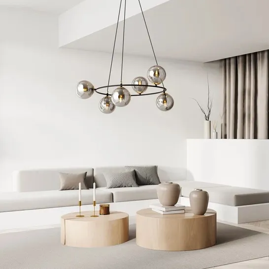 ODIN 6 LIGHT CHANDELIER 