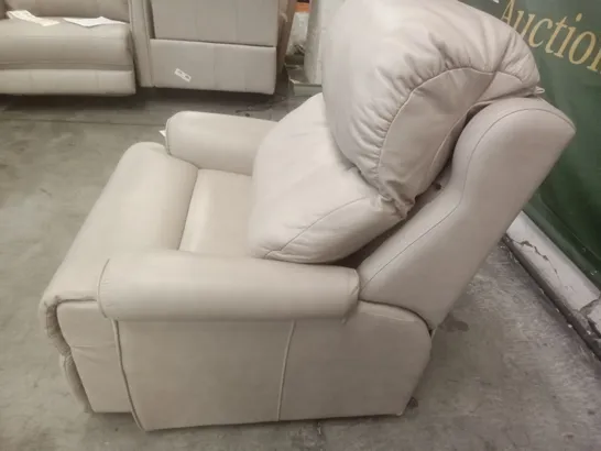 DESIGNER G PLAN MADE NETTLETON ARMCHAIR - REGENT PLASTER LEATHER 