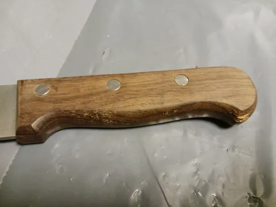 WOODEN HANDELED BOLO MACHETTE