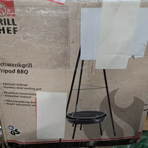 BOXED GRILL CHEF TRIPOD BBQ