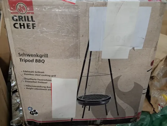 BOXED GRILL CHEF TRIPOD BBQ