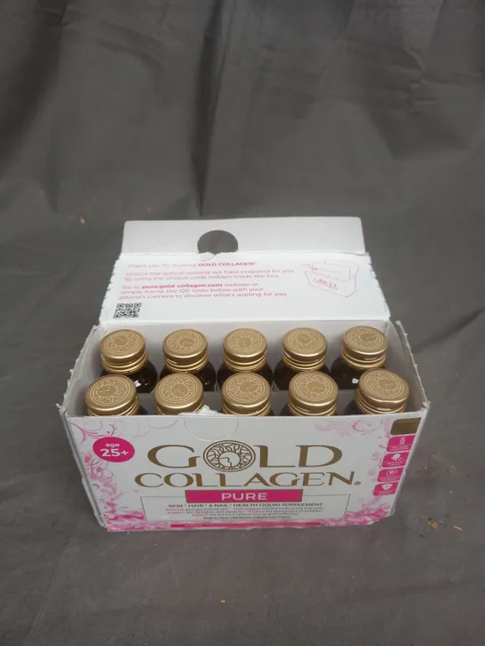 GOLD COLLAGEN X10 50ML BOTTLES - COLLECTION ONLY