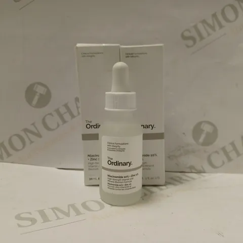 BOX OF 2 THE ORDINARY NIACINAMIDE 10% + ZINC 1% – 30 ML