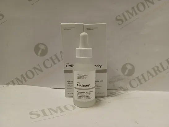 BOX OF 2 THE ORDINARY NIACINAMIDE 10% + ZINC 1% – 30 ML