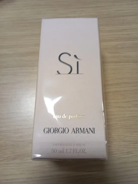 BOXED AND SEALED ARMANI SI EAU DE PARFUM 50ML