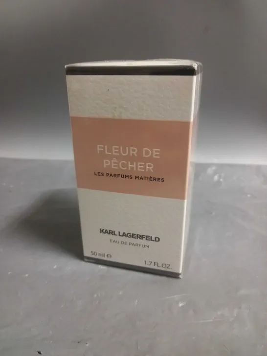 BOXED AND SEALED FLEUR DE PECHER KARL LAGERFELD EAU DE PARFUM 50ML