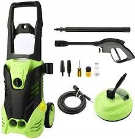 BRAND NEW BOXED COOCHEER CO-AMD005116 2000W PRESSURE WASHER - LIGHT GREEN (1 BOX)