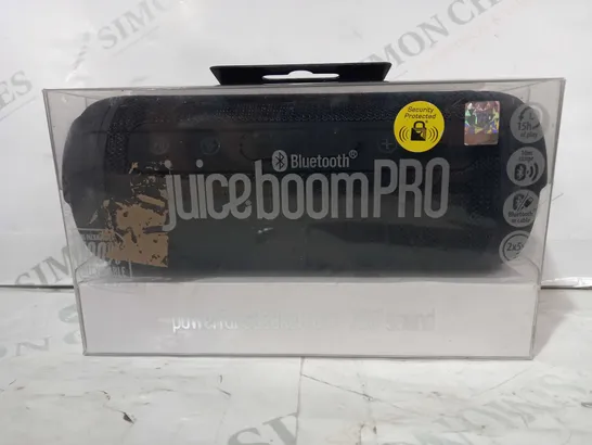 JUICEBOOMPRO PORTABLE BLUETOOTH SPEAKER 