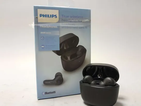 BOXED PHILIPS 2000 SERIES TRUE WIRELESS EARBUDS IN BLACK