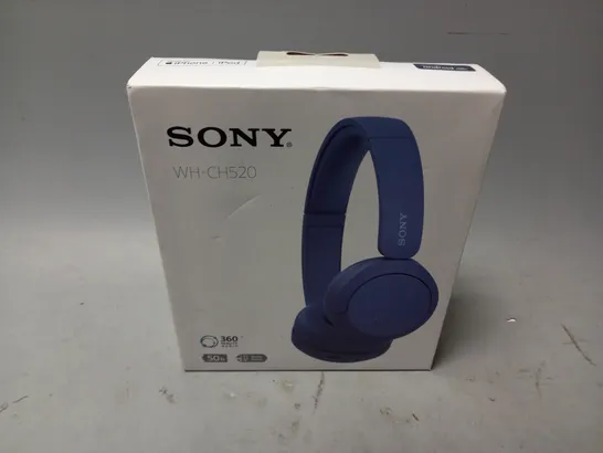 BOXED AND SEALED WH-CH520 HEADPHONES IN BLUE