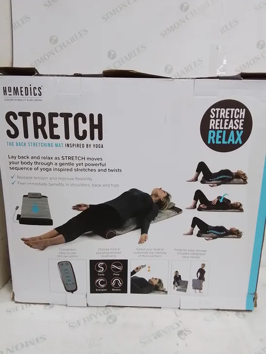 HOMEDICS STRETCH THE BACK STRETCHING MAT INSPIRED BY YOGA 