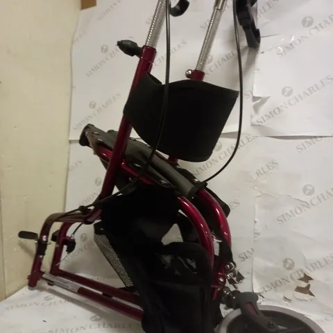 LIGHTWEIGHT FOLDING 3-WHEEL TRI WALKER WITH SEAT 