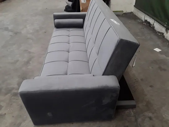 QUALITY DESIGNER CLIC-CLAC SOFA BED - GREY FABRIC