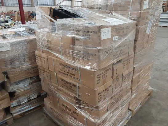 PALLET OF ASSORTED ELECTRICAL ITEMS/COMPONENTS TO INCLUDE: EC2875BT x 2356, EC2120IAS x 825, EC262410 x 1053, EC263113 x 700